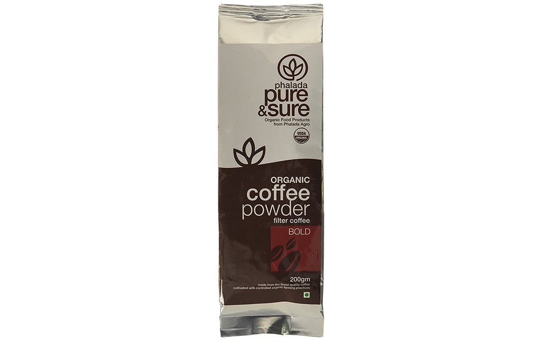 Pure & Sure Organic Coffee Powder Bold   Pack  200 grams